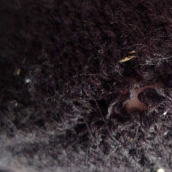 Vintage 80s Style Sweater Shimmery Gold Swirls - Picture 11 of 11